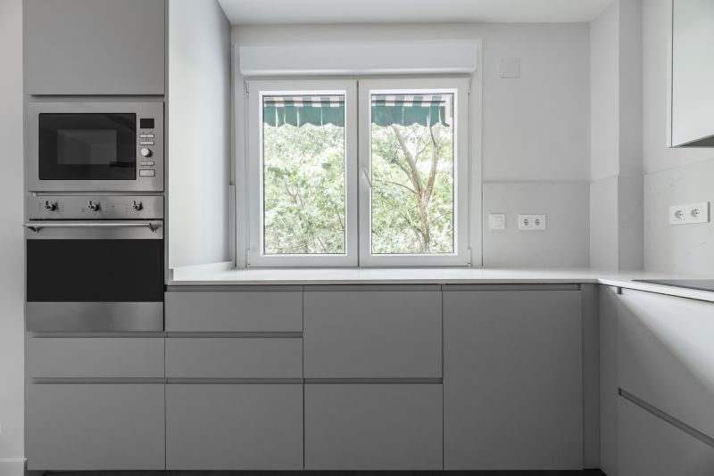 Kitchen with Sliding Windows